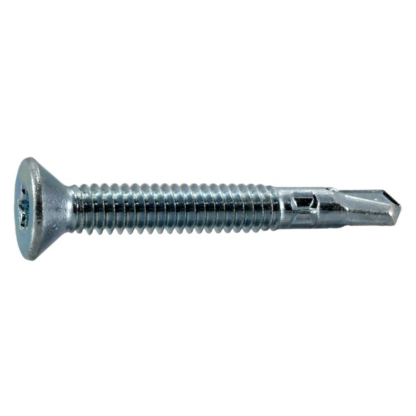 Saberdrive Self-Drilling Screw, 1/4" x 2 in, Zinc Plated Steel Torx Drive 52597 - main